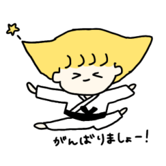 kawaii-cheerful-polite girls sticker