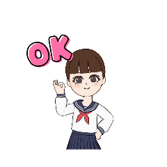 可愛い 学生スタンプ 女の子 Lineクリエイターズスタンプ Stamplist 可愛い 学生スタンプ 女の子 Lineクリエイターズスタンプ Stamplist