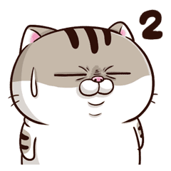 Ami 太った猫 可愛い 2 Line スタンプ Line Store