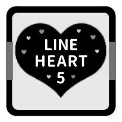LINE HEART 5 [ANIME][BLACK][KEIGO]