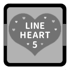 LINE HEART 5 [ANIME][GRAY][KEIGO]