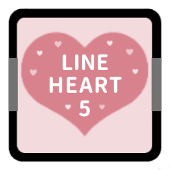 LINE HEART 5 [ANIME][PINK][KEIGO]