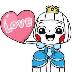 Ms Big Royal Style Animated Stickers