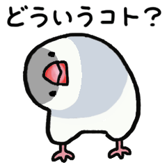 Silver Mochi Bird 3 / Everyday Stickers