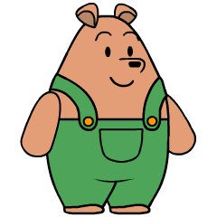 Pants Bear Animated Stickers_001