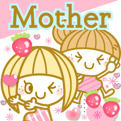 The pretty Spring stickers Ver.1 Mother