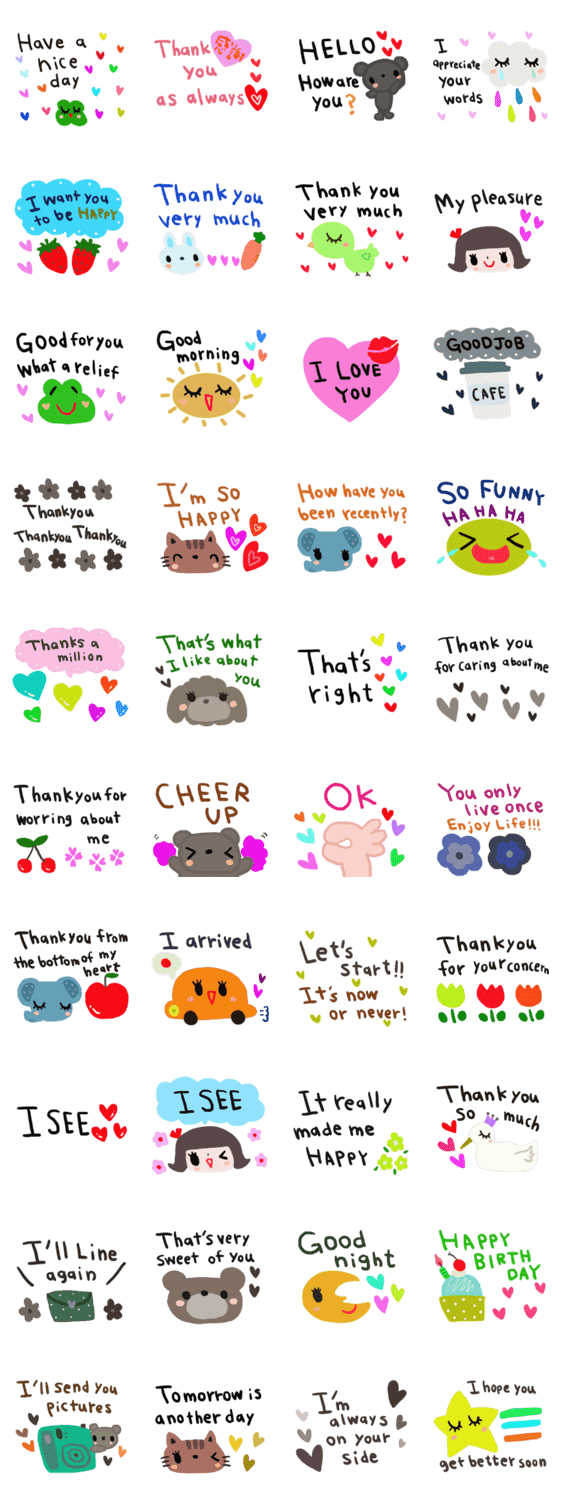 Nenerin シンプル日常会話スタンプ162英語 Lineクリエイターズスタンプ Stamplist Nenerin シンプル日常会話スタンプ162英語 Lineクリエイターズスタンプ Stamplist