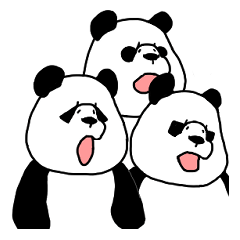 Dadada Panda Stickers 12th