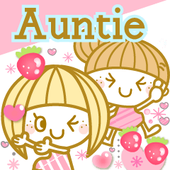 The pretty Spring stickers Ver.1 Auntie