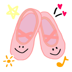 BALLET shoes  sticker