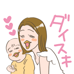 Duck mom's daily sticker