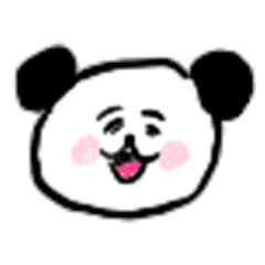 Fukidashikeigo panda sticker