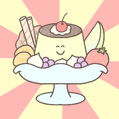 Just a pudding -Greeting-