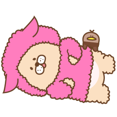 Lovely fluffy JuJu Animated stickers