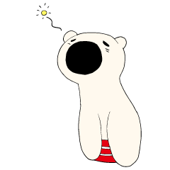 [Bjorn] a stuffed polar bear No.2