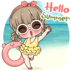 Nami cute girl (summer EN)