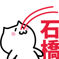 LAST NAME Sticker ISHIBASHI!!!