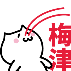 LAST NAME Sticker UMETSU!!!
