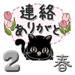 黒猫 2『春＆いつもの言葉』
