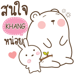KHANG Little Rabbit bully Bear e