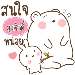 SURASAK Little Rabbit bully Bear