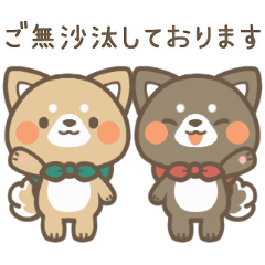 Twin Dogs -Shiba inu-