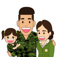 thai soldier family