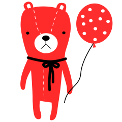 Teddy Bear Sticker*colors*