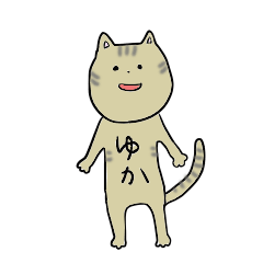 yukachan cat sticker