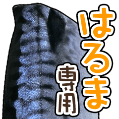 I am haruma "mackerel" sticker