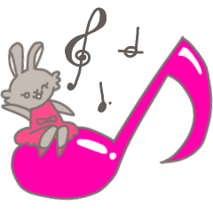Piano rabbit Yukihiro
