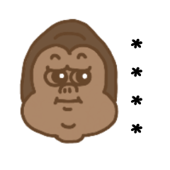 conico gorilla stamp