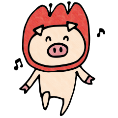 Cute Pig Sticker ver.1