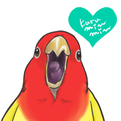 kuruminmins Birds Stickers1