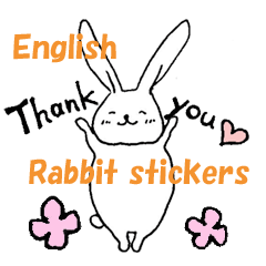 Rabbit Stickers (English ver.)