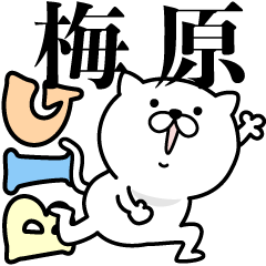 Pretty kitten UMEHARA Sticker [BIG]