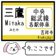 中央・総武線(各駅)いまこの駅だよタレミー