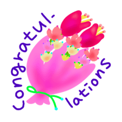 A colorful bouquet.(English version)