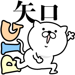 Pretty kitten YAGUCHI Sticker [BIG]