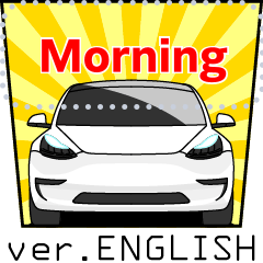 MY CAR MESSAGE  / English – LINE stickers | LINE STORE