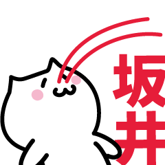 LAST NAME Sticker SAKAI !!!