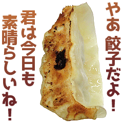 Compliment and praise Gyoza is Dumpling