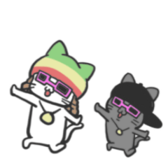 Ragga Cat Sticker 4
