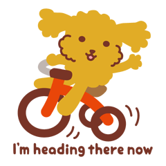 Shaggy poodle 3_Moving sticker_English