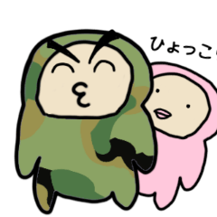 Momomi animation sticker  01
