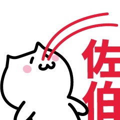 LAST NAME Sticker SAEKI !!!