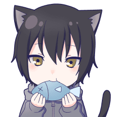 黒猫の男の子 Line スタンプ Line Store 黒猫の男の子 Line スタンプ Line Store