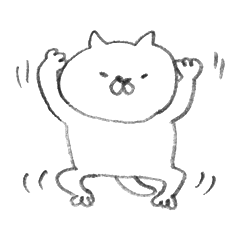 ANZU cat sticker 2