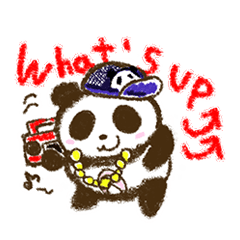 English talk with panda