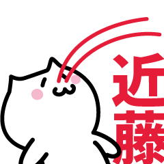LAST NAME Sticker KONDO !!!